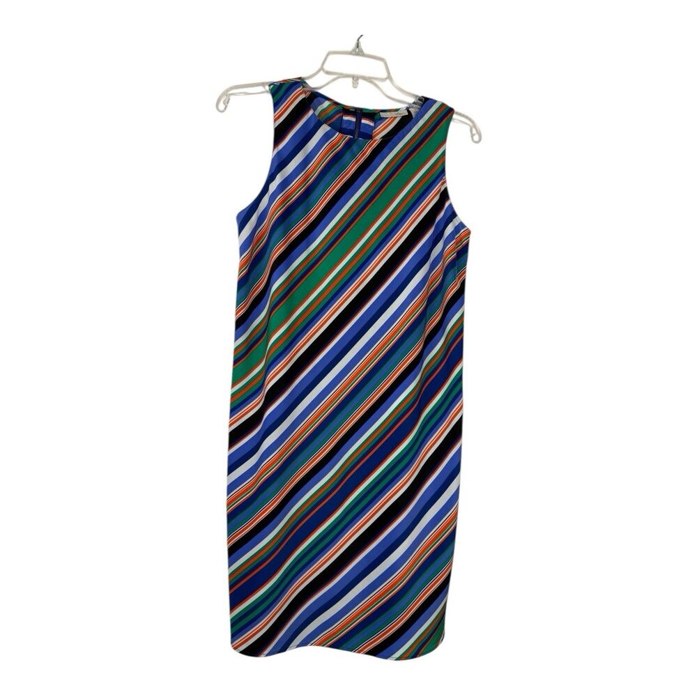 Nordstrom Halogen Dress Size S Multi-colored Striped Sleeveless
